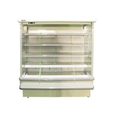 立式风冷柜风幕柜 水果蔬菜酸奶保鲜柜 大型陈列饮料冷藏展示柜