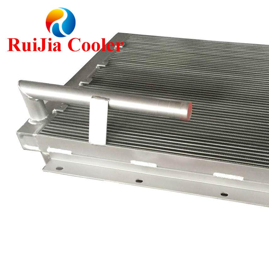 大宇重型挖机液压油散热器 风冷却器 发动机换热器 铝制热交换器厂家DH220-5