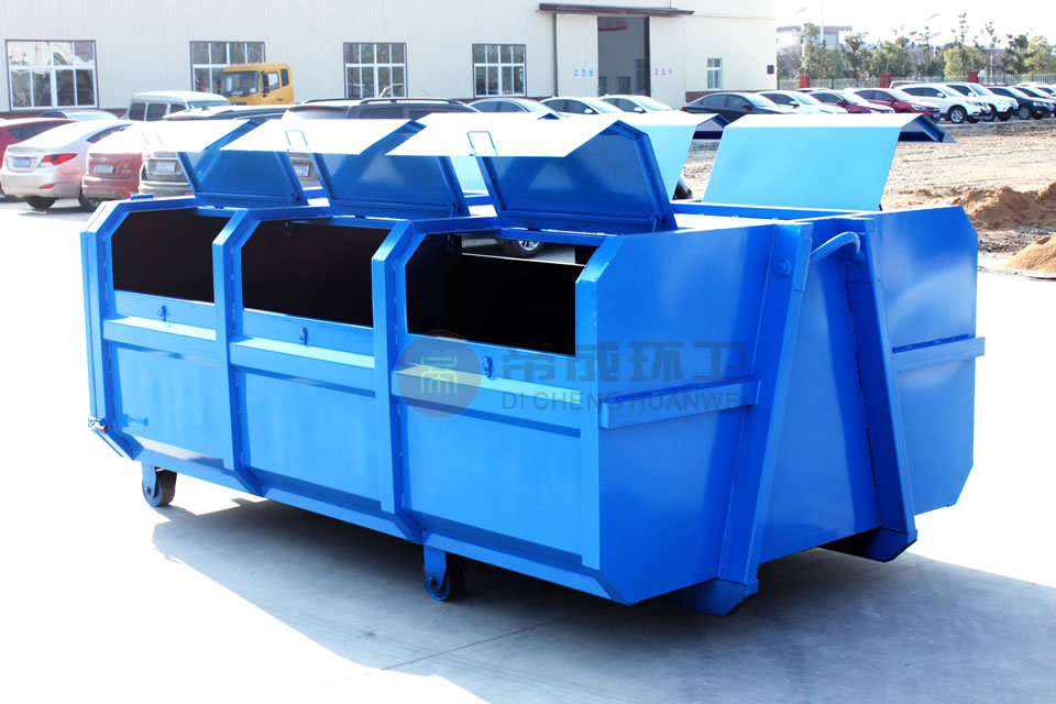 安徽3立方垃圾箱环卫垃圾箱 移动垃圾箱勾臂垃圾箱 厂家直售全国直售