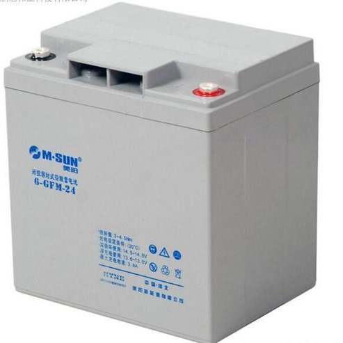 美阳蓄电池6-GFM-24铅酸免维护电池 美阳12V24AH UPS机房应急电池