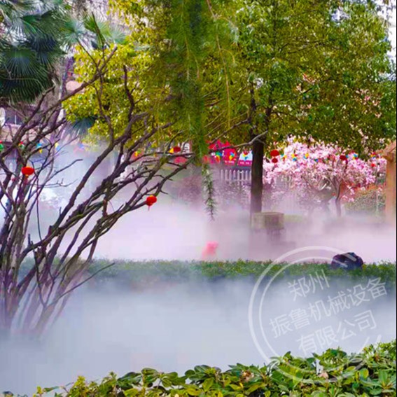 景区雾森系统  景观雾系统 雾森设备小区造雾设备郑州厂家