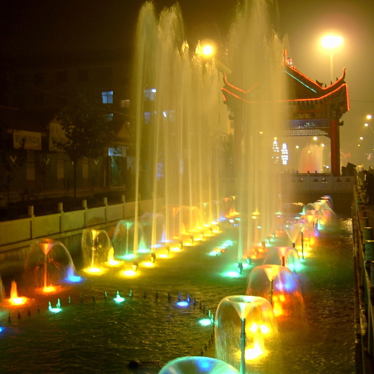 重庆激光喷泉水景  室内外喷泉  重庆喷泉公司  山韵园林