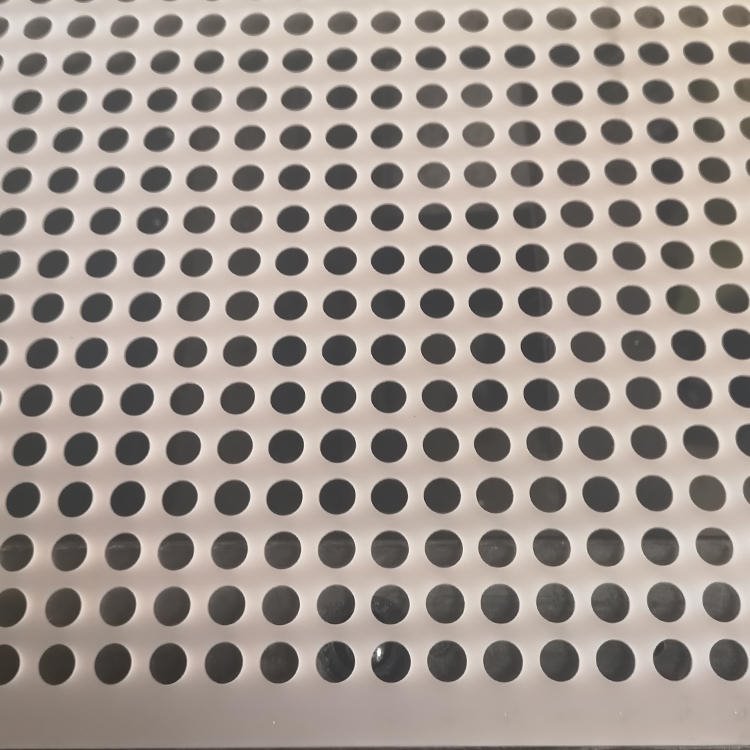 滁州环保科技公司长圆孔塑料冲孔网 椭圆孔塑料洞洞板 白色pp圆孔网 1.3乘2米尺寸