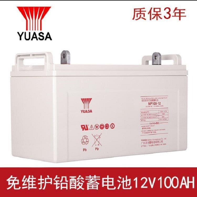 YUASA汤浅蓄电池NP100-12阀控密封式铅酸免维护蓄电池12V100AH报价