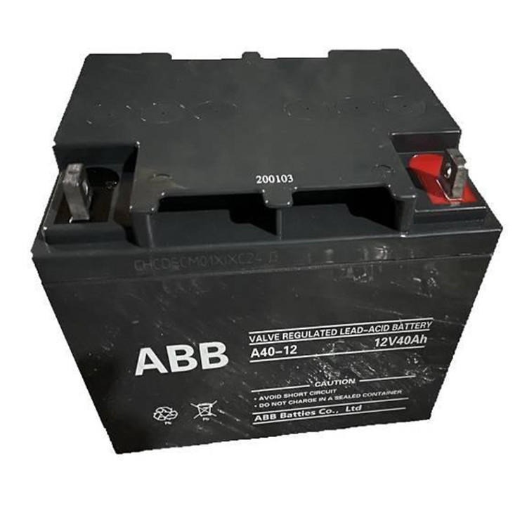 ABB蓄电池A40-12 12V40AH质保三年 在线销售
