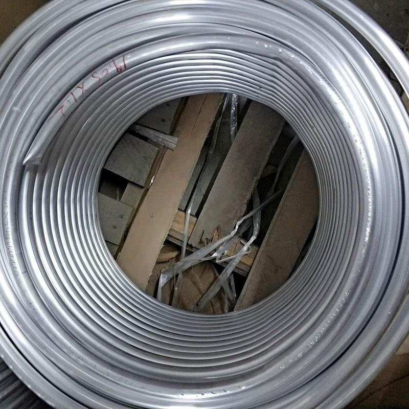 折弯3003铝管 冷凝水用铝盘管 A1100纯铝管厂家龙腾金属
