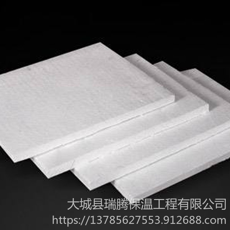 高密度硅酸铝保温板 硬质高密度硅酸铝板 长方形硅酸铝板 瑞腾图片