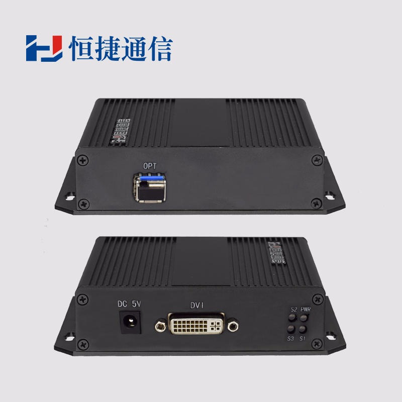 恒捷  HJ-GAN-DVI01高清视频光端机  1路DVI1路音频