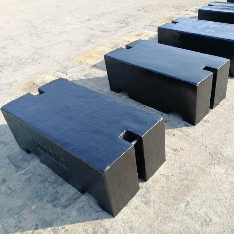 长沙销售2000kg标准砝码厂家 沐恒纯铸铁砝码 2吨校磅砝码