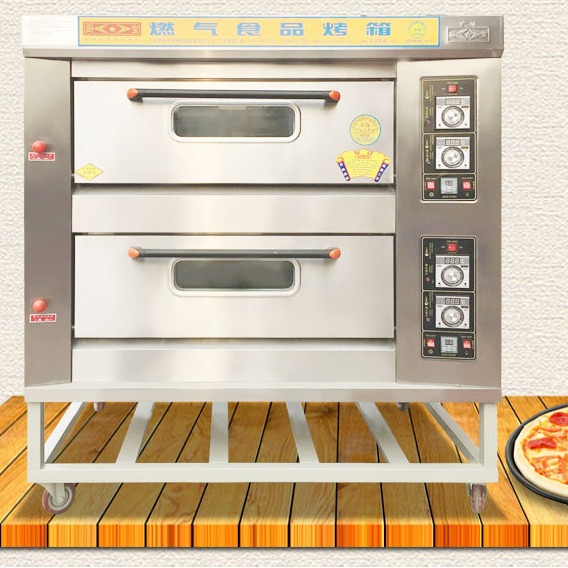 厨宝KB-20燃气烤箱  郑州2层4盘烤炉  面包披萨蛋糕燃气烤箱
