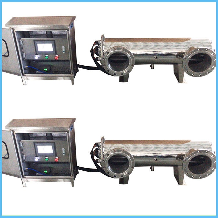 睿汐自动清洗紫外线杀菌器 RZ-UV2-LS80紫外线消毒器 自动清洗套管功能厂家图片