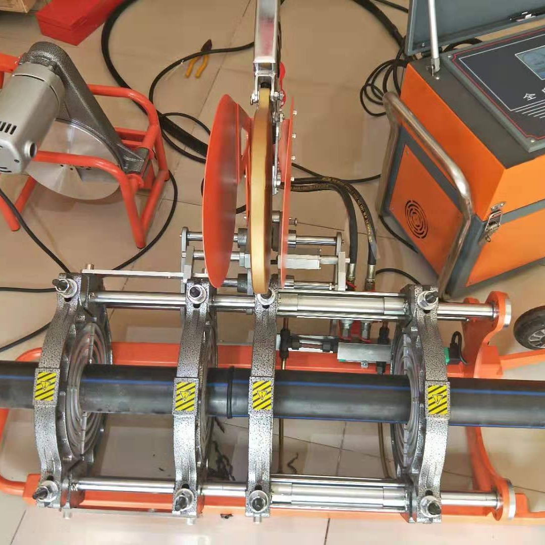 全自动pe对焊机 pe管焊机液压160-315四环热熔焊机PE管道全自动热熔焊机 PE管焊机