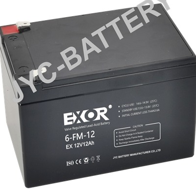 EXOR电池EX12-12埃索蓄电池6-FM-12 12AH阀控式蓄电池 ups电源 直流屏专用 厂家报价