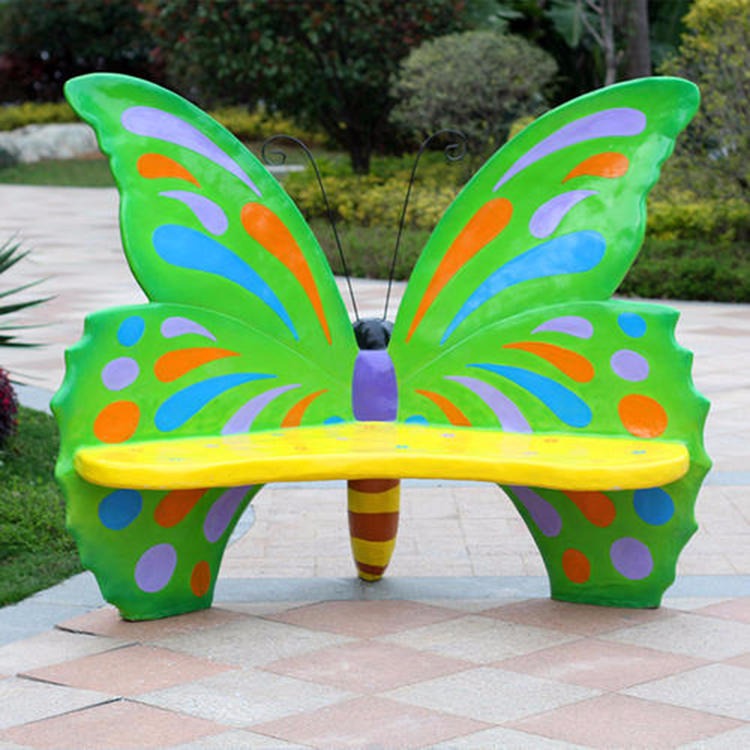 玻璃钢座椅 创意蝴蝶座椅 动物座椅 园林景观休闲椅  怪工匠