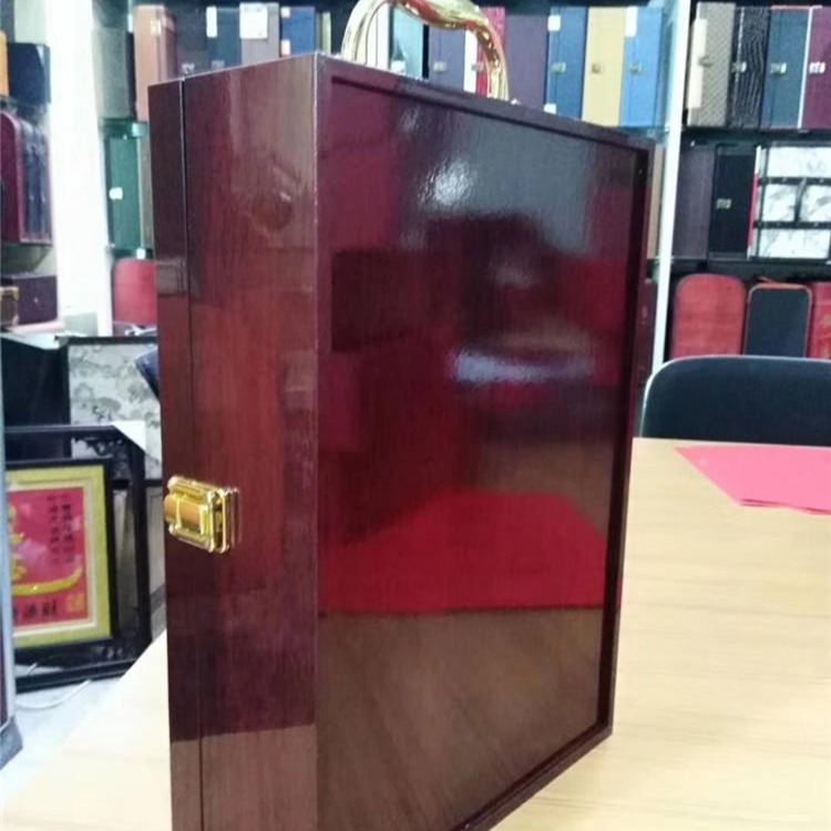 漆木盒 仿木盒 玉器木盒 格子木盒 众鑫骏业红木木盒 DSGF图片