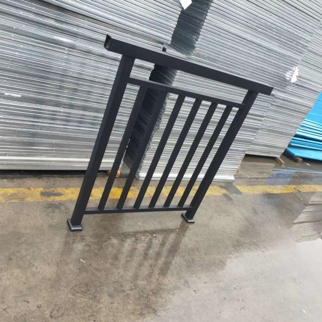 满星小区家用安全防护阳台护栏 可定制多规格两道杠阳台护栏 铁艺阳台护栏