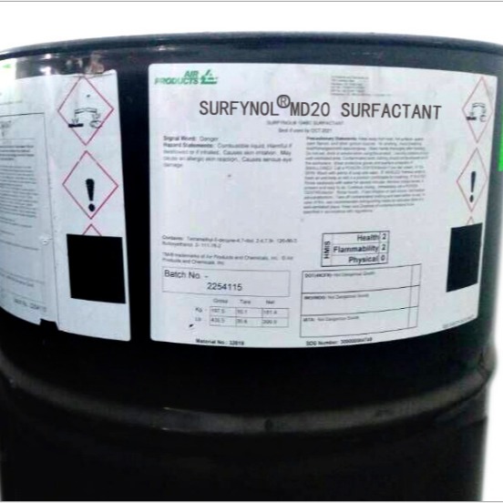 美国气体化学赢创Surfynol消烦恼MD20分子消泡剂水性印刷油墨表面活性剂