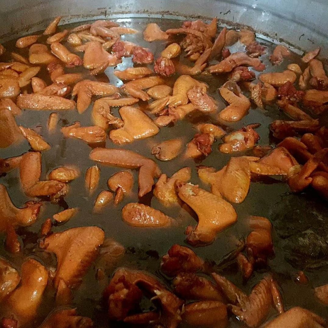 蒸汽加热煮肉锅 鸡腿鸡汤炖肉锅 翻筐出料夹层锅 义康制造