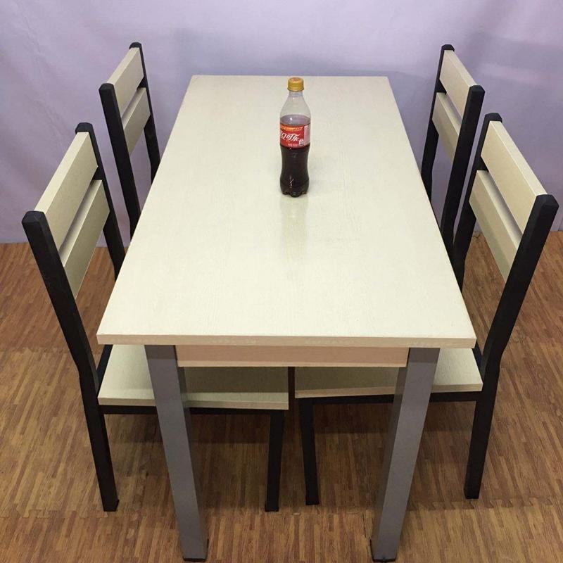 南城员工食堂餐厅桌椅 实用长方形桌子 尚邑家具STCZY-00060