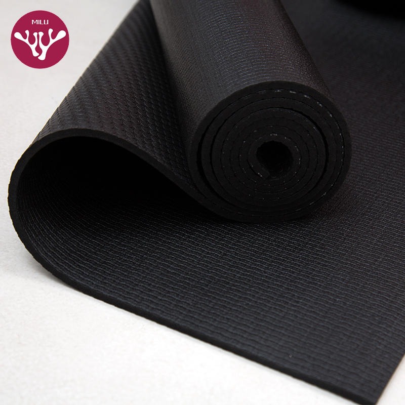 杭州朗群家居瑜伽垫厂家直销定制 品牌瑜伽垫高性能定制 PVC瑜伽垫DIY图案尺寸