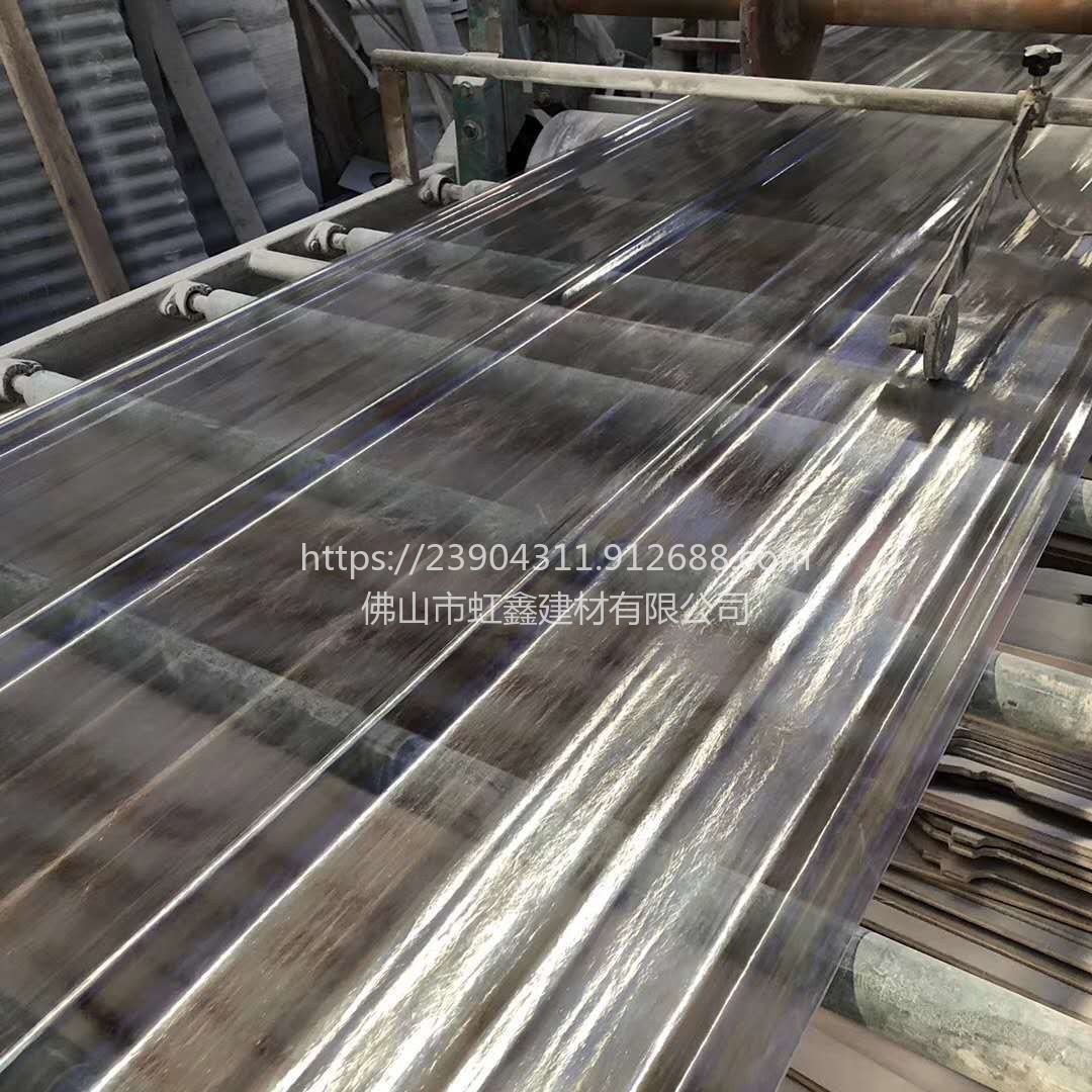 PC透明瓦价格 佛山pc瓦厂家 福建食品厂晒场用pc透明瓦图片
