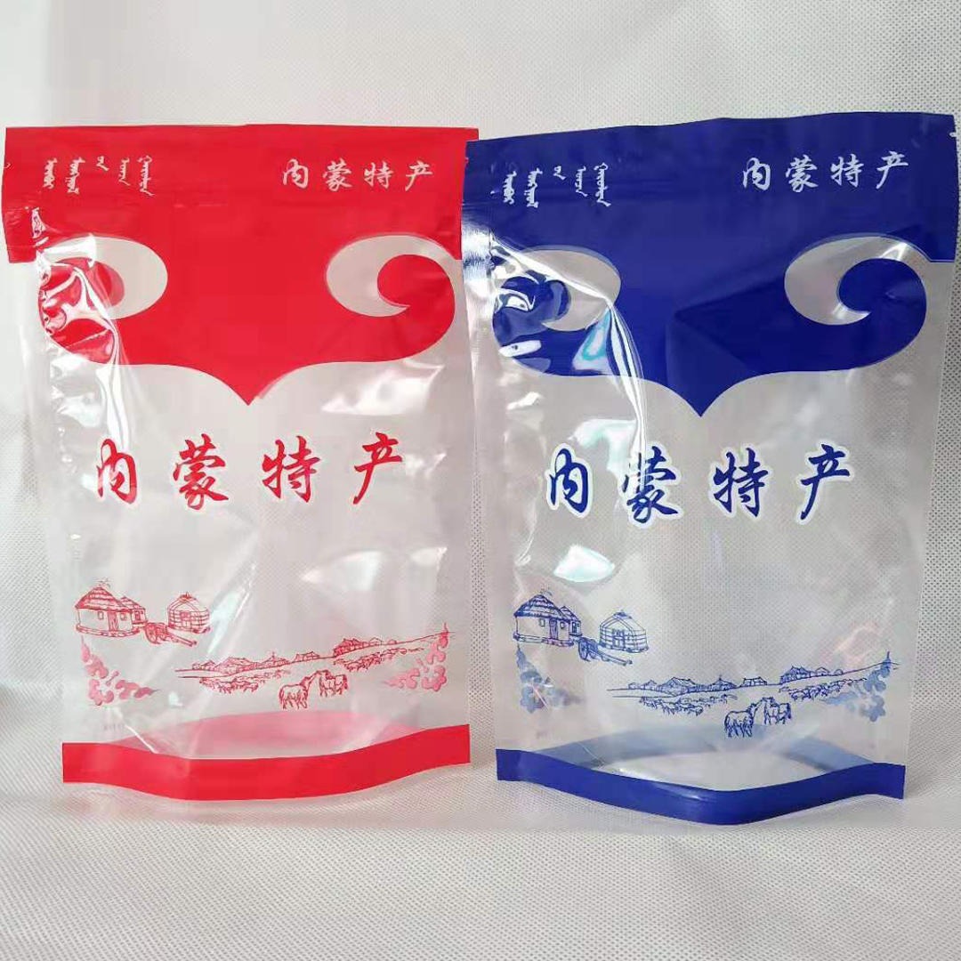 13-21-23内蒙古特产袋 塑料食品包装 内蒙特产自封自立袋子图片