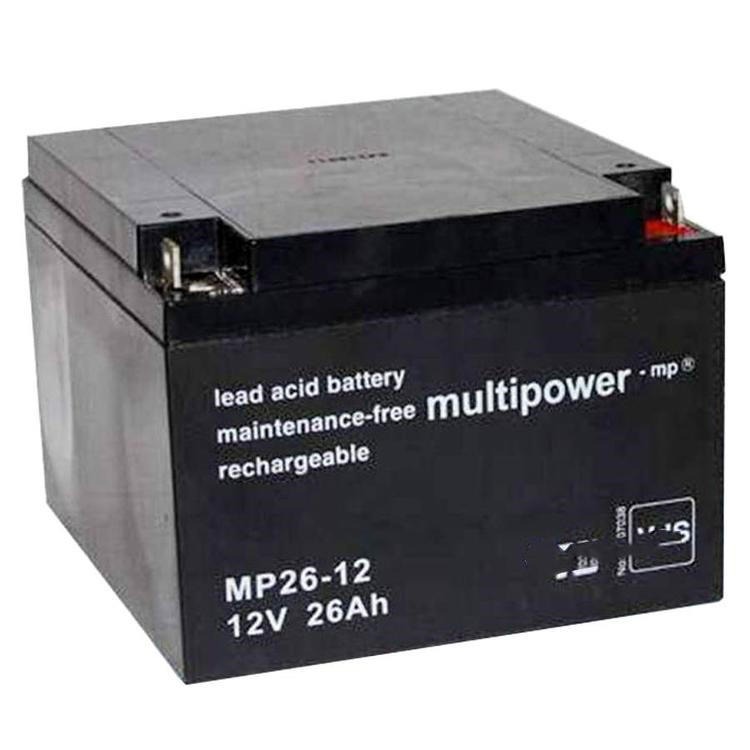 德国Multipower蓄电池MP26-12C 12V26AH性能稳定 安全节能