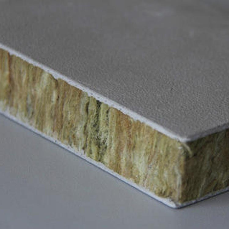竖丝岩棉复合板 高密度岩棉复合板 凯千亚 A级岩棉复合板