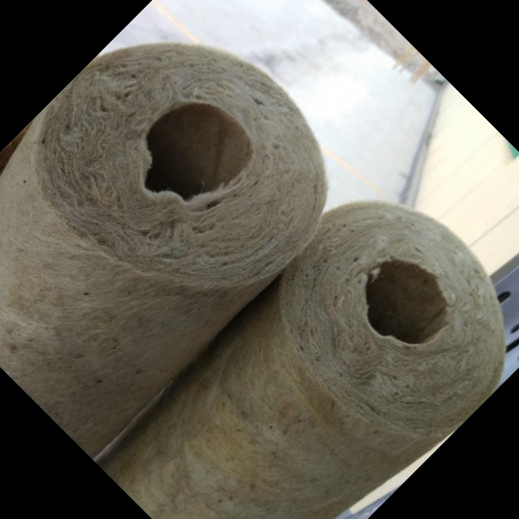 华磊保温管厂家 管道岩棉管壳 复合硅酸铝岩棉管