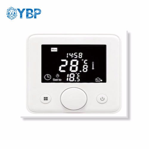 德国意普YBP地暖X系列温控器-X7液晶温控面板角黑色高亮屏幕 家装采暖适用