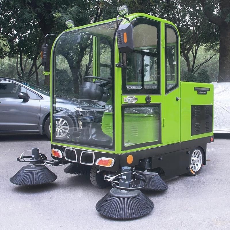 五刷JC1900全封闭驾驶式吸尘扫地机 上海市物业工厂市容环卫站保洁清扫车