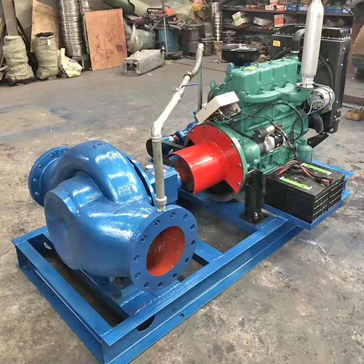 奥莱 柴油机消防泵 大型双动力消防泵 移动便捷柴油水泵生产厂家