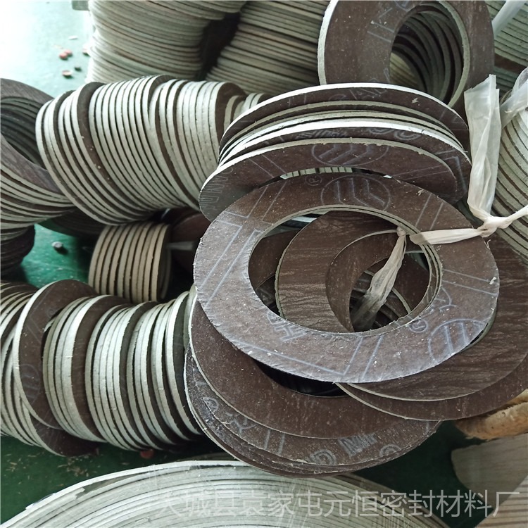 元恒密封材料厂生产法兰垫片石棉板耐油橡胶板耐高温耐压纸非石棉板垫片垫圈0.5mm图片