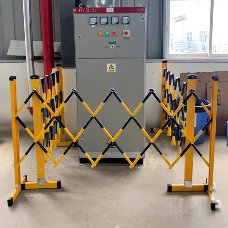 电力安全围栏 可移动式玻璃钢安全施工围栏护栏 交通栅栏 变压器护栏 管式红白1.2m高