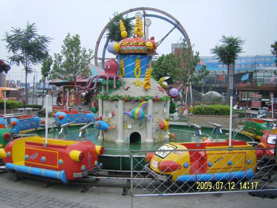 大洋儿童娱乐新项目小型游乐欢乐岛 水上乐园8车欢乐岛的好示例图8