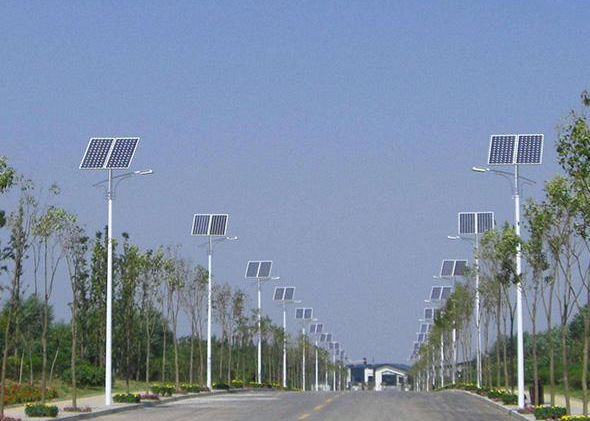 江苏8米太阳能路灯户外照明太阳能路灯来图定制