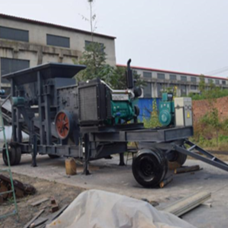 移动破碎机械设备 移动破碎站生产商 鹅卵石制砂机生产线
