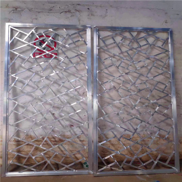优质冰裂纹铝窗花商家 铝花格定制设计图纸 仿古窗花中式风格生产基地示例图9