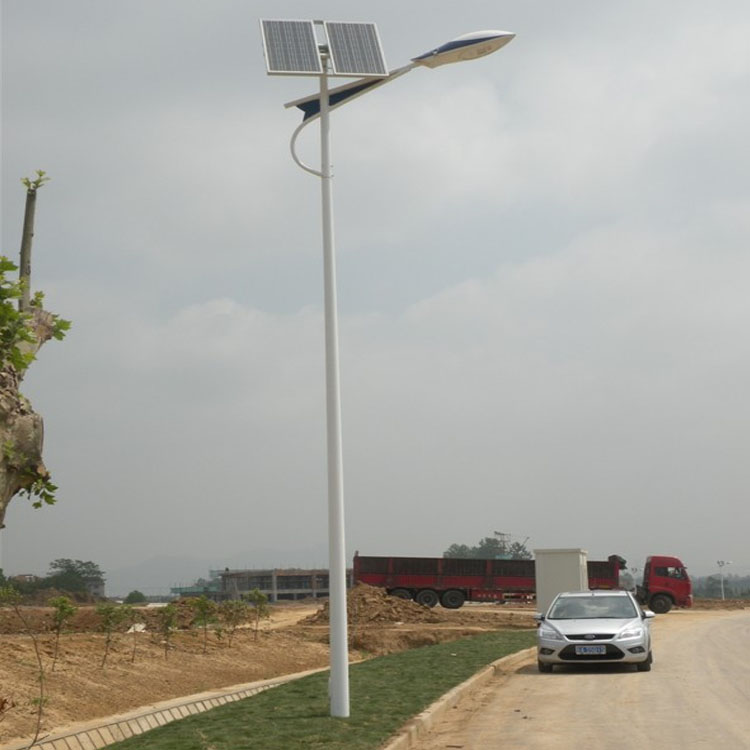廉江5米街道路灯 50W太阳能路灯杆供应 勤跃锂电池路灯厂