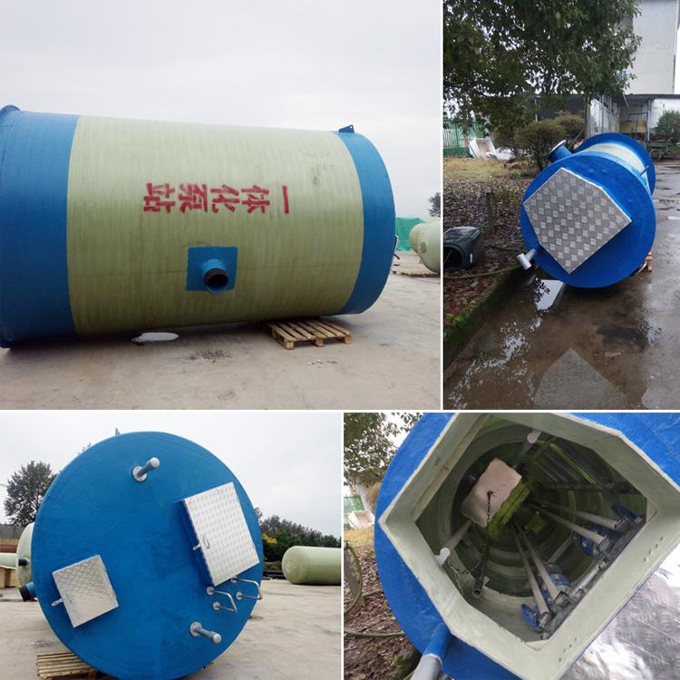 云南普洱 玻璃钢一体化泵站 ZYBZ生活污水处理设备