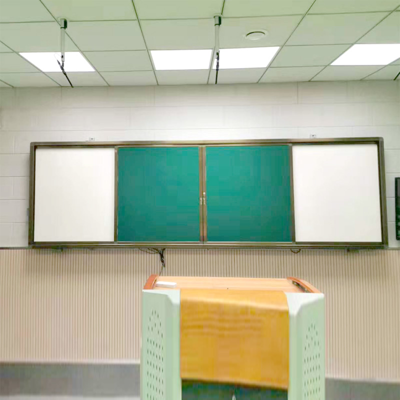 教室用黑板投影-教室黑板悬挂标准-厂家直销教室黑板定做-优雅乐图片